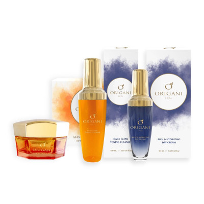Bộ Dưỡng Da Origani Erda Luxury Facial Collection  (3 sản phẩm) Có Chứng Nhận Hữu Cơ - Xuất Xứ Úc