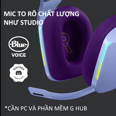Tai nghe Gaming Logitech G733 LIGHTSPEED Wireless 7.1 RGB - Hàng Chính Hãng