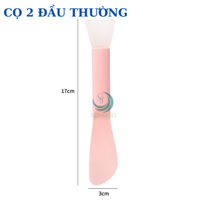 Cọ Đắp Mặt Nạ 2 Đầu Silicone – Làm Đẹp Thông Minh Cây Cọ Massage & Thoa Mặt Nạ 2 Trong 1 Cọ Silicone Đắp Mặt Nạ Đa Năng – Mềm Mại, Dễ Dùng Cọ Đắp Mask Chăm Sóc Da 2 Đầu – Tẩy Tế Bào Chết & Đắp Mask