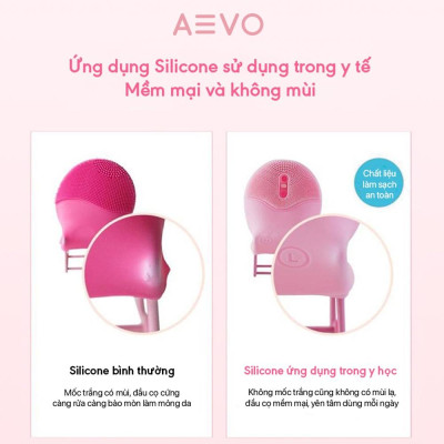 Máy rửa mặt massage AEVO Foam Cleanser tạo bọt nhanh giúp làm sạch sâu, thông thoáng lỗ chân lông, giảm mụn