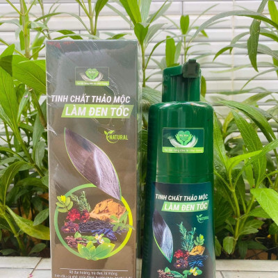 Tinh chất thảo mộc làm đen tóc MẸ KEN 200ml - thuốc nhuộm đen tóc