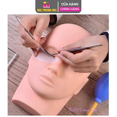 Đầu Canh Silicon To Mềm Manocanh Tập Nối Mi, Phun Xăm, Massage Bấm Huyệt, Kích Thước Tiêu Chuẩn 25x15cm Hàng Loại 1 Làm Nail Và Spa Cosmetic