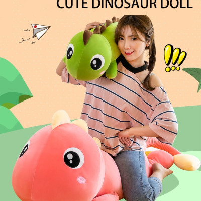 Thú nhồi bông khủng long đuôi tim - Size từ 60cm đến 190cm - Quà tặng gấu bông khủng long đuôi tim siêu đáng yêu - Gối ôm mềm mịn co dãn bốn chiều cho bé