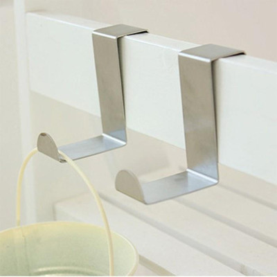 SET 2 Móc Inox, Treo Đồ Đa Năng Hình Chữ Z Chắc Chắn, Móc Gài Sau Cánh Tủ Bếp, Đa Năng Tiện Dụng Trong Không Gian Bếp. TakyHome 2016set2