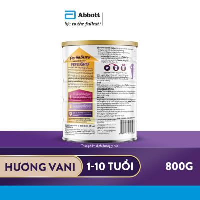Combo 4 Sữa Bột Abbott Pediasure 800g cho trẻ 1-10 tuổi