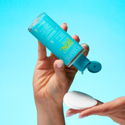 Nước hoa hồng Eveline Perfect Skin Acne điều tiết bã nhờn và se khít lỗ chân lông 200ml_[Tặng kèm mặt nạ Hàn Quốc cao cấp]