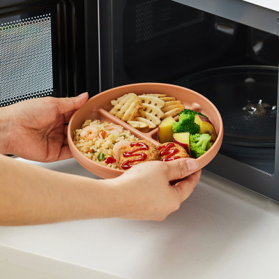 Bộ 2 Dĩa Silicone Chống Trượt LocknLock Little Luv Cho Bé HPP962, Hàng Chính Hãng - JoyMall