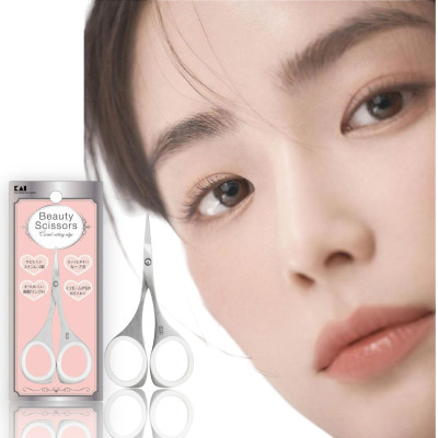 Kéo Tỉa Lông Mày Kai KQ3113 (Màu Trắng)