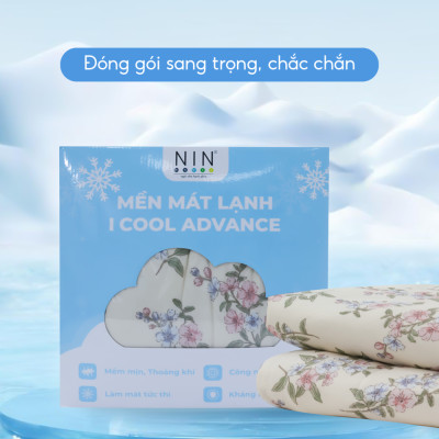 [CHĂN HÈ MÁT LẠNH] Mền lạnh I Cool Advance NIN House NM8033 1m6x2m1 hình cute| Chăn chần Ice Silk