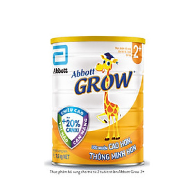 Sữa Abbott Grow 2+ 1.6kg cho trẻ từ 2 tuổi trở lên