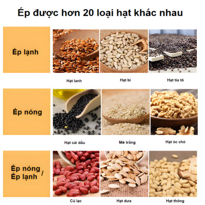 Máy ép dầu ăn thực vật Nóng và Lạnh thương hiệu Anh Quốc AOSIDA WF-J118 - Công suất 1800W - Hàng chính hãng