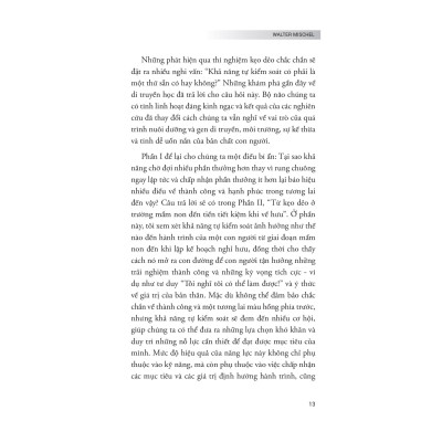 The Marshmallow Test - Hiệu Ứng Của Sự Cám Dỗ Và Khai Phá Sức Mạnh Của Ý Chí Tự Chủ Để Kiểm Soát Bản Năng
