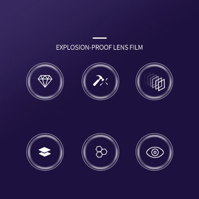 Miếng Dán Kính Cường Lực Camera chống trầy GOR cho iPhone 14 / 14 Plus / 14 Pro / 14 Pro Max (Bộ 2 Miếng) -  HÀNG CHÍNH HÃNG