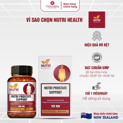 Viên Uống Tuyến Tiền Liệt NUTRI PROSTATE SUPPORT 30 Viên