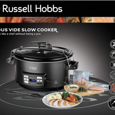 Nồi Nấu Chậm Sousvide Russell Hobbs 25630-56 6,5L - Hàng Chính Hãng Nhập Khẩu