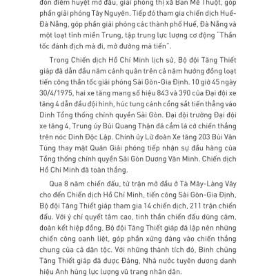 Sách - Xe Tăng Trong Chiến Tranh Ở Việt Nam - Lịch Sử Nhìn Từ Tháp Pháo