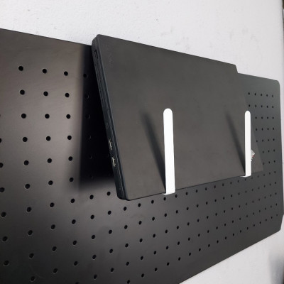 Móc treo kim loại Dola Home để đầu máy hút bụi, Ipad, máy tính bảng, sách, đồ dùng gia đình phụ kiện bảng Pegboard