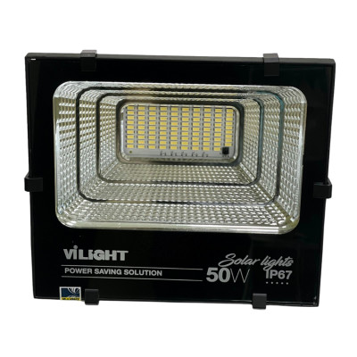Đèn pha năng lượng mặt trời 50W Vi-Light VLFL50MT1 Made in VietNam