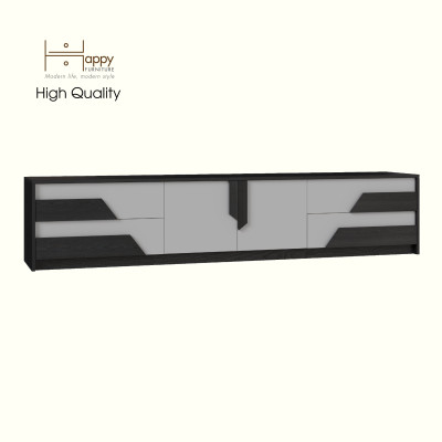 [Happy Home Furniture] PONIX, Kệ TV 4 ngăn kéo, 220cm x 40cm x 46cm ( DxRxC), KTV_028