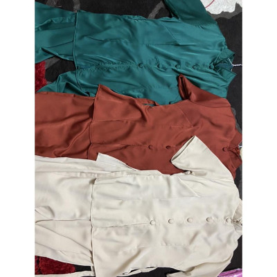 Đồ Lam Đi Chùa Lụa Nơ Cao Cấp có 3 màu