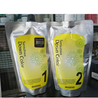 [Tặng móc khoá] Thuốc nhuộm tóc phủ bạc và thời trang Mugens Sansuhwa Color Hàn Quốc 2x450ml 