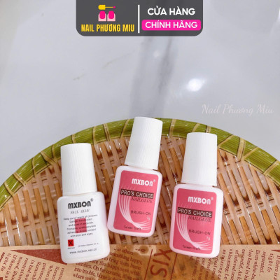 Keo Dán Móng Đính Đá Mxbon Chính Hãng Siêu Dính, Keo Mxbon Trắng Đen Nhanh Khô 7g và 15g Làm Nail Tiện Lợi Nữ keo dán mỏng giả