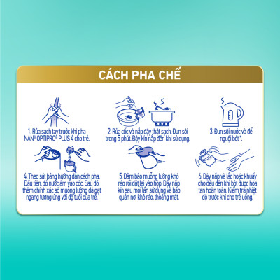 Sữa bột Nestlé NAN OPTIPRO PLUS 4 800g/lon với 5HMO Giúp tiêu hóa tốt + Tăng cường đề kháng  - Bé 2-6 tuổi