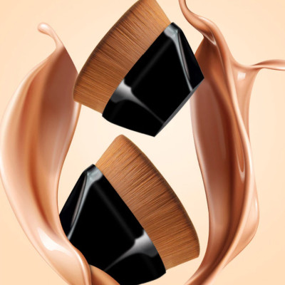 Bộ Cọ trang điểm tán kem nền Chuyên Dụng 55 loại 1 bảng to 6,3cm x4,2cm Lông Mềm mịn Đơn ăn phấn