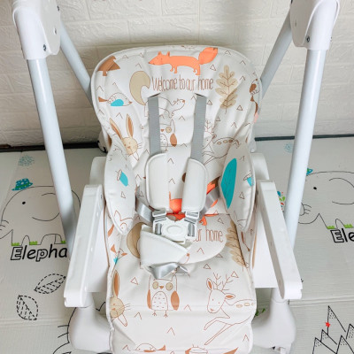 Ghế đa năng Mastela 1015 ngả, nâng hạ độ cao, có bánh xe / TẶNG BÁT THÌA ĂN DẶM UPASS CHÍNH HÃNG