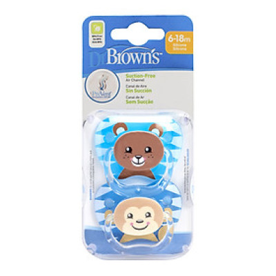 [ PV22015 ] Bộ 2 ty ngậm chống vẩu Dr.Brown
