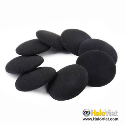Cặp mút bông 45mm / 50mm / 55mm / 60mm bọc đệm tai nghe chụp tai / trùm đầu / Headphone / Over Ear -  Giúp êm tai, lọc âm & tăng bass