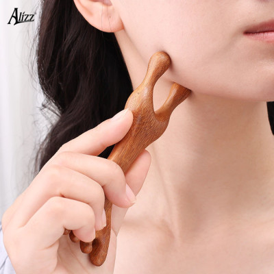 Lược Gỗ Đàn Hương 2 Đầu Massage Kinh Tuyến Toàn Thân