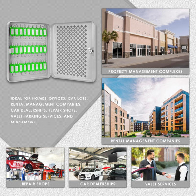 Tủ treo chìa khóa (giá treo chìa) Barska 27 vị trí CB13756 (27 chỗ móc chìa, mặt lưới)-USA