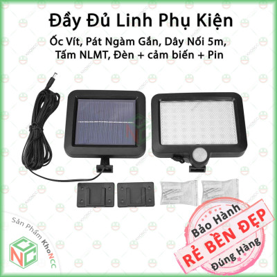 (Tiết Kiệm) Đèn Năng Lượng Mặt Trời KhoNCC Hàng Chính Hãng - Chiếu Sáng Sân Vườn - Hẻm Trọ - Cầu Thang - Tiết Kiệm Điện - Thân Thiện Môi Trường - KLM-DNLMT5M