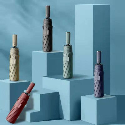 Ô Dù Tự Động Nút Bấm 2 Chiều Che Nắng Mưa Nhỏ Gọn Sang Trọng