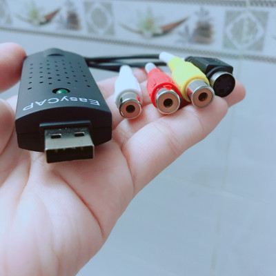 EASYCAP Chuyển từ USB ra AV - Svideo, Lưu hình từ Camera- HÀNG NHẬP KHẨU