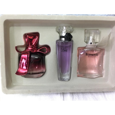 Sản phẩm dụng cụ làm đẹp  cho bạn gái - Combo  3 chai nước hoa thủy tinh nữ cao cấp 25ml / 1 , hộp đựng sang trọng ,lịch sự  có thể dùng làm quà tặng 