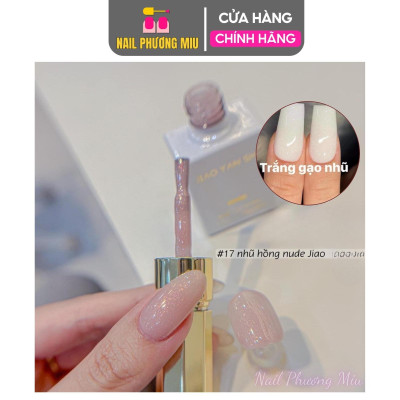 Sơn Gel Thạch Nhũ Jiao Yan She 15ml, Độ Bền Cao, Chất Gel Đặc Bóng, Mùi Nhẹ, Làm Nail Đẹp Mắt, Phong Cách Trẻ Trung Nữ