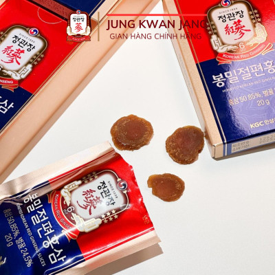 Hồng Sâm Tẩm Mật Ong KGC Jung Kwan Jang 12 Gói