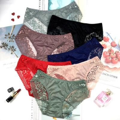 Quần Lót Ren, Kháng Khuẩn, Thoáng Khí, Kiểu Dáng Pháp (WL64)