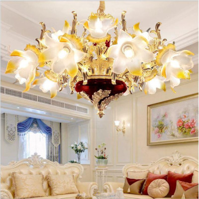 Đèn chùm KAIRINA 15 tay phong cách Châu Âu hàng chuẩn đẹp - kèm bóng LED chuyên dụng (ảnh thật 100%)