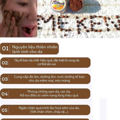 Tẩy Tế Bào Chết Thiên Nhiên Cho Da Mặt Mẹ Ken 50ml