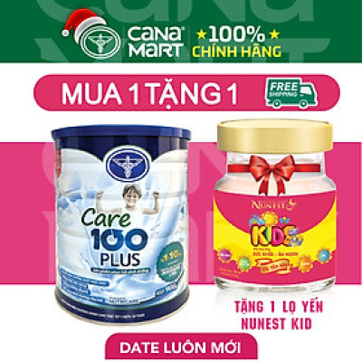 Sữa bột Nutricare Care 100 Plus phục hổi dinh dưỡng cho trẻ biếng ăn (900g)