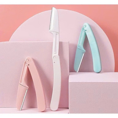 Sét 3 Dao Cạo Lông Mày Mini Tiện Dụng Kèm Hộp (Màu Ngẫu Nhiên) - HÀNG CHÍNH HÃNG MINIIN