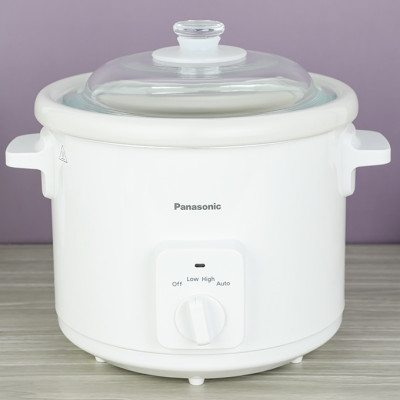 Nồi Nấu Chậm Ninh Hầm Đa Năng Panasonic NF-N51AWRA 5 Lít - 345W - Lòng nồi gốm sứ - Hàng chính hãng - Bảo Hành Chính Hãng 12 tháng