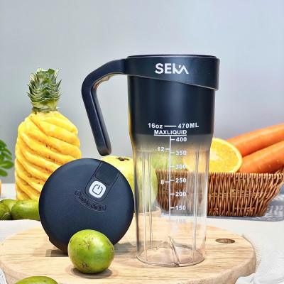 Máy Xay Sinh Tố Cầm Tay Seka NT889 (Model Mới Nhất 2025) Dung Tích 470ml Công Suất 150W - Hàng Chính Hãng