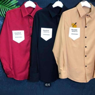 Áo Sơ Mi Nam Dài Tay In Chữ Trên Túi Mẫu VK07 Thời Trang Cao Cấp PONIVA Thiết Kế Lịch Lãm Và Sang trọng