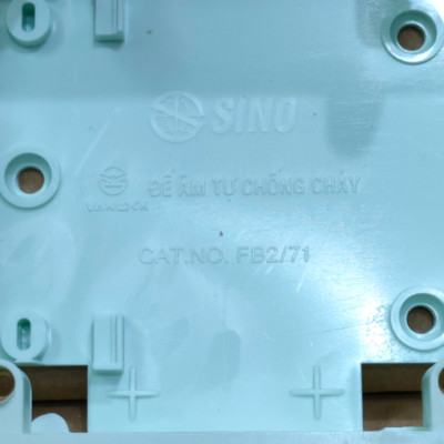 Đế âm đôi Sino dành cho 2 mặt đơn S2157/D Sino Vanlock