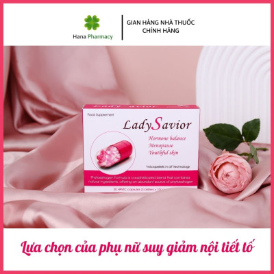 [Nhập khẩu châu Âu] Viên uống tăng cường nội tiết tố nữ LadySavior giảm bốc hỏa, nám sạm da, khô da, tăng cường sinh lý.