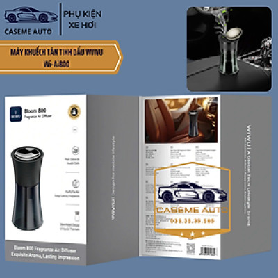 Máy Khuếch Tán Tinh Dầu Wi WU Wi-Ai800 – Thiết Kế Eo Thon Tối Giản, Nắp Xoay 360°, Dung Tích 100ml, Hương Thơm Tự Nhiên Cao Cấp
